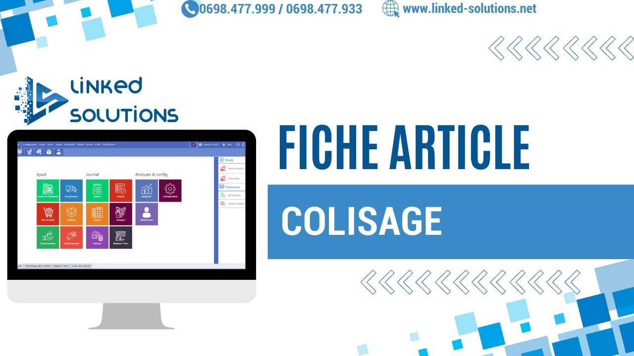 Formation LinkedCom - Fiche Article :  Colisage