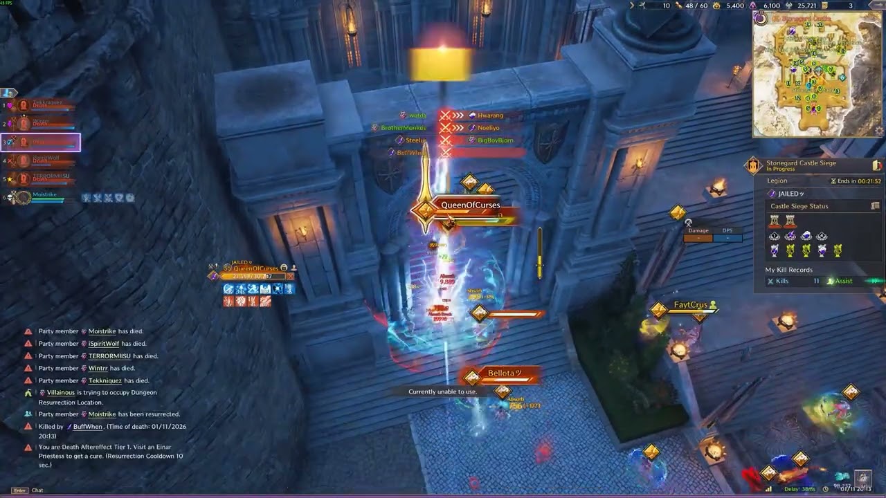 Villainous Vs JAILED Interserver Siege SPEAR DAGGER PoV