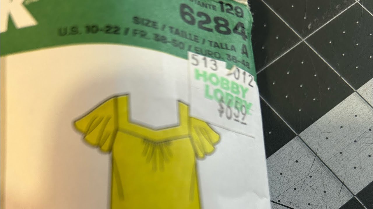 New Look 6284, tutorial of pattern