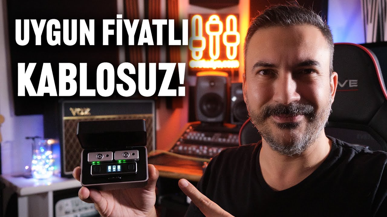 ULANZI U-MIC AM18 KABLOSUZ YAKA MİKROFONU SETİ (Uygun Fiyatlı!)