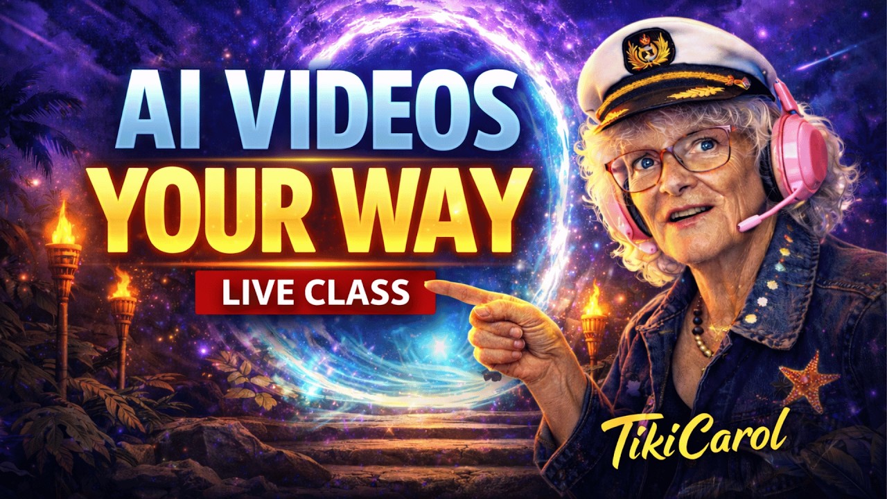 I Videos Your Way | Live Class with TikiCarol