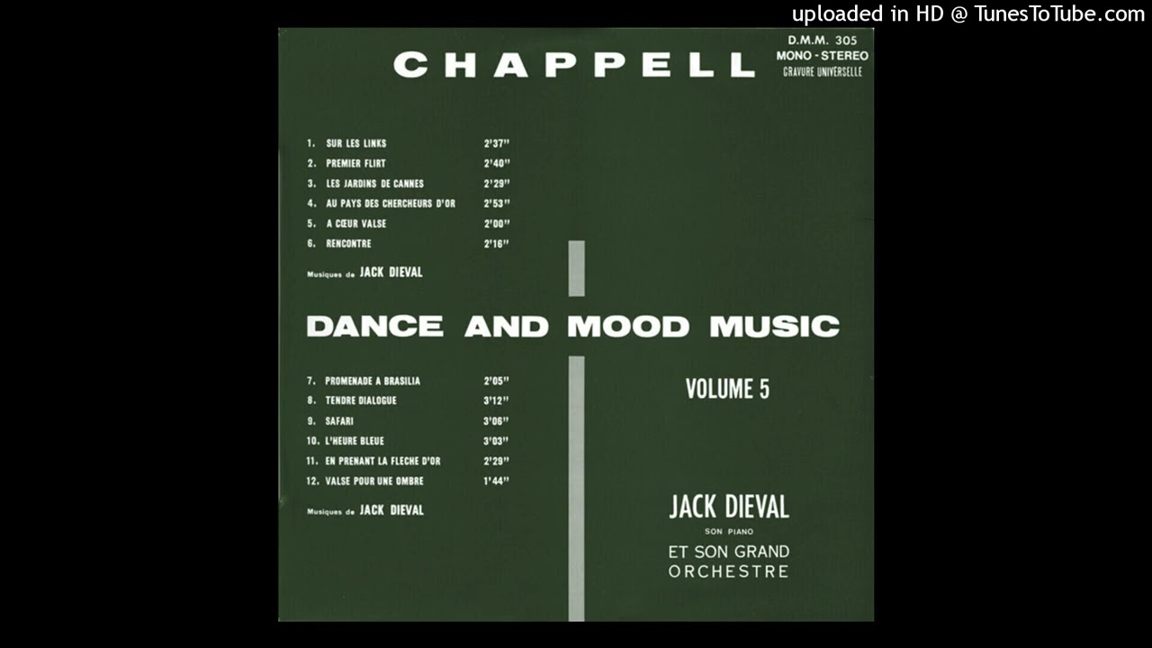 Jack Di&eacute;val Son Piano Et Son Grand Orchestre &ndash;Valse Pour Une Ombre 1968 : France