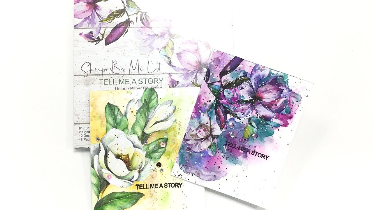 Watercolouring and Stamping techniques with Toni Darroch