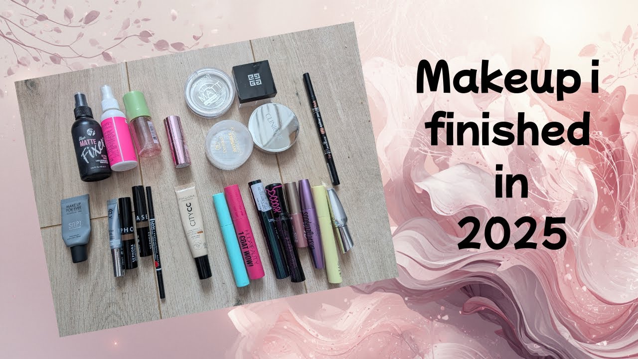 All the Makeup I Used Up in 2025