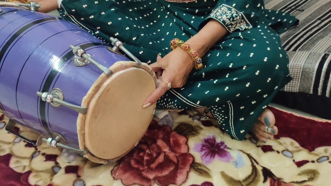 Learn to play Dholak Part 2 ,ढोलक बजाना सीखें | Anu Art Gallery