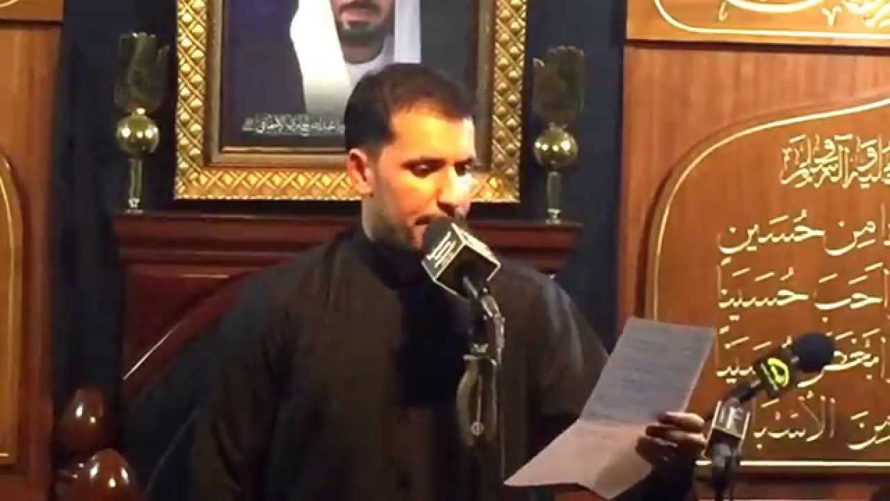 الرادود علي بوحمد ٧ محرم ١٤٣٧ حسينية سيد الشهداء