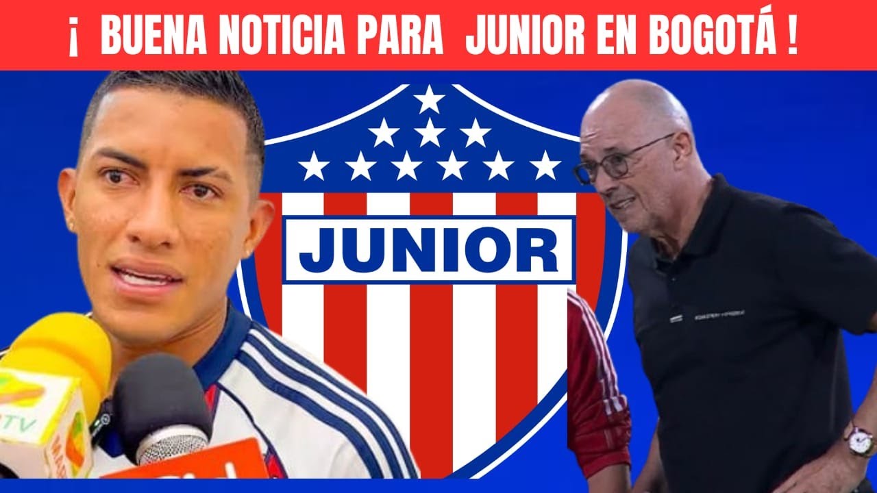 ATENCIÓN JUNIOR RECIBE BUENA NOTICIA Y SE ALISTA PARA ENFRENTAR A MILLONARIOS EN BOGOTÁ