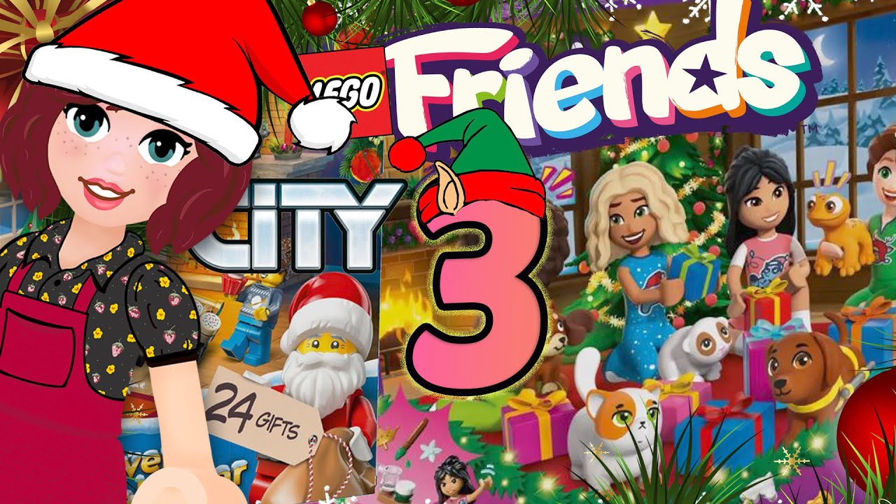 Третий день 🎄 Открываем адвент-календари LEGO Friends/City 2025
