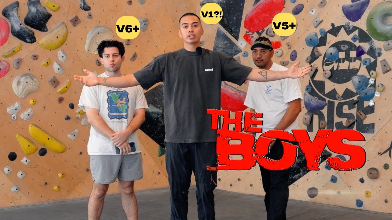 Climbing with THE BOYS at Long Beach Rising