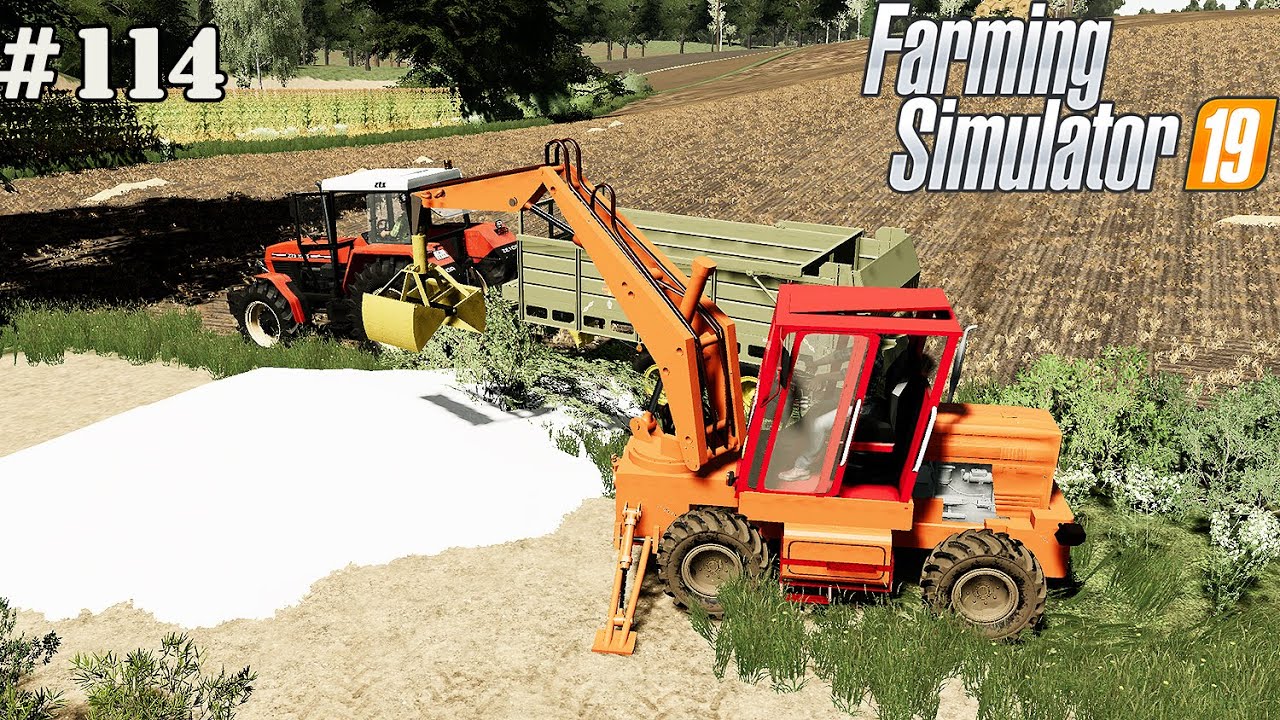 FS 19 |OLD FARM| New spreader. Spreading lime and manure. | Timelapse # 114