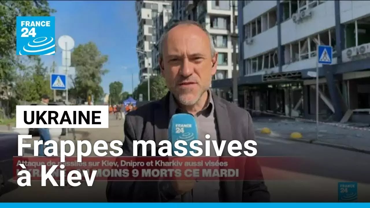 Bombardements intenses en Ukraine : au moins quatre morts &agrave; Kiev &bull; FRANCE 24
