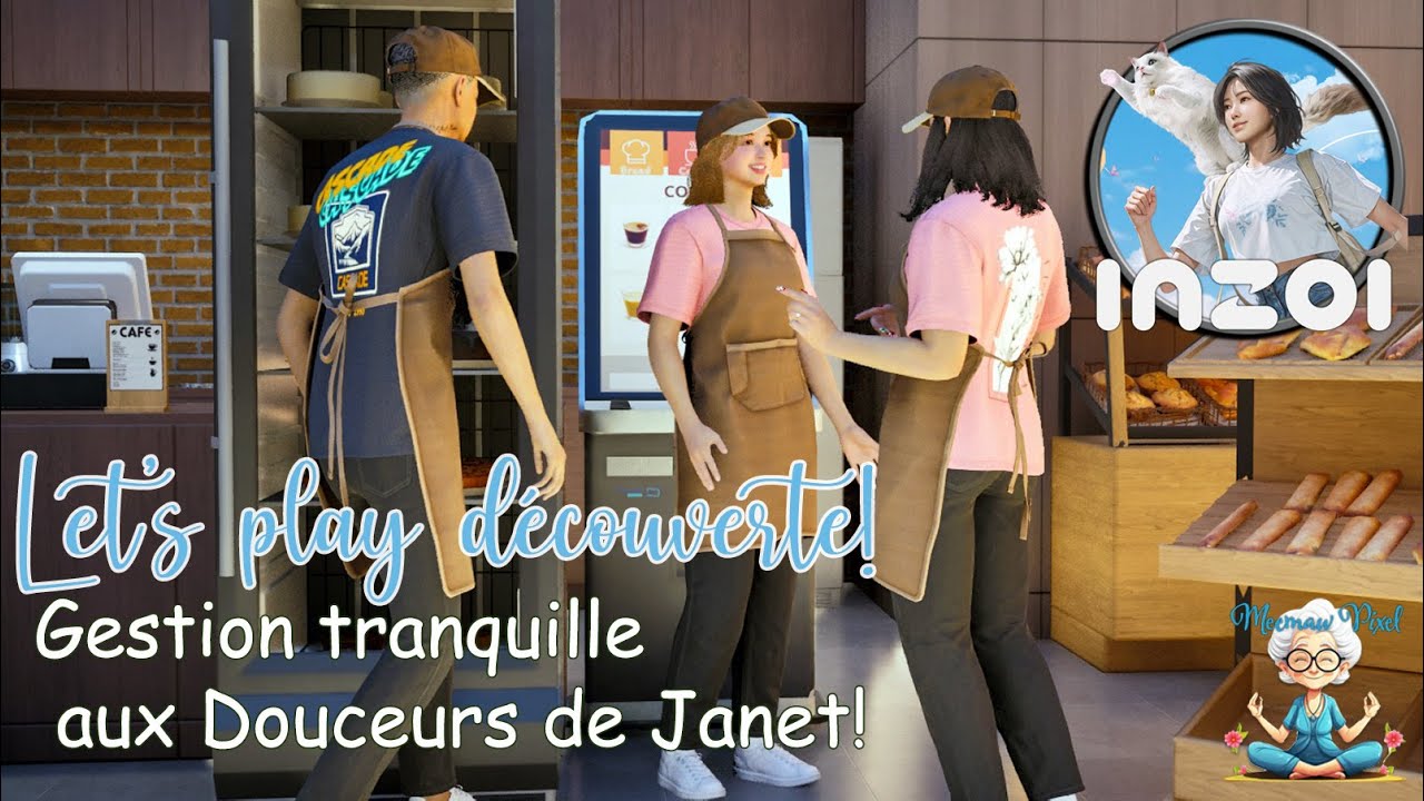 InZOI- Let's play découverte 🎮 : La boulangerie prend vie: Gestion et première employée #23