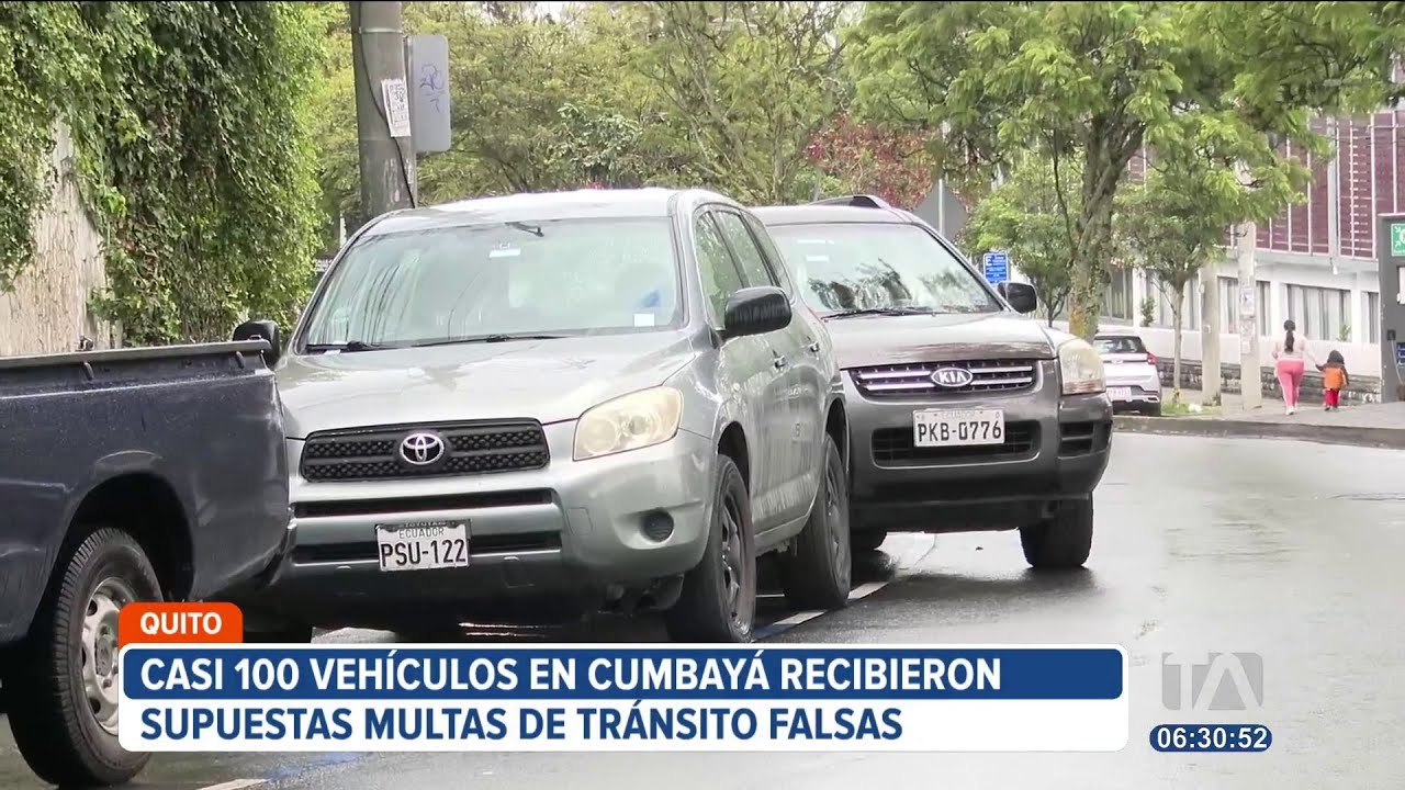 Vehículos recibieron supuestas multas de tránsito falsas en Quito