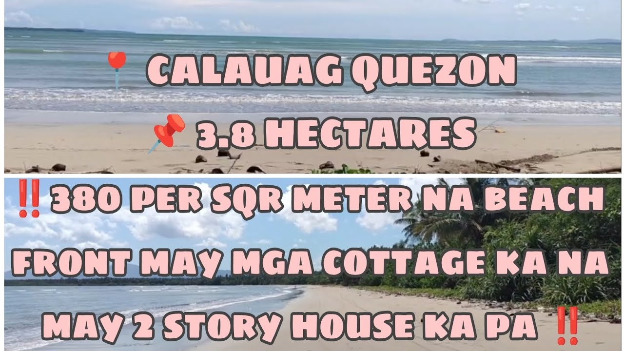 Vlog-24📍 CALAUAG QUEZON/BEACH FRONT. ‼️ SOBRANG MURA‼️ Please read the description below 👇