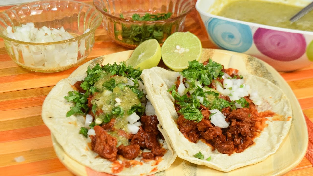 Soya en Salsa de guajillo | Cocinando con angel