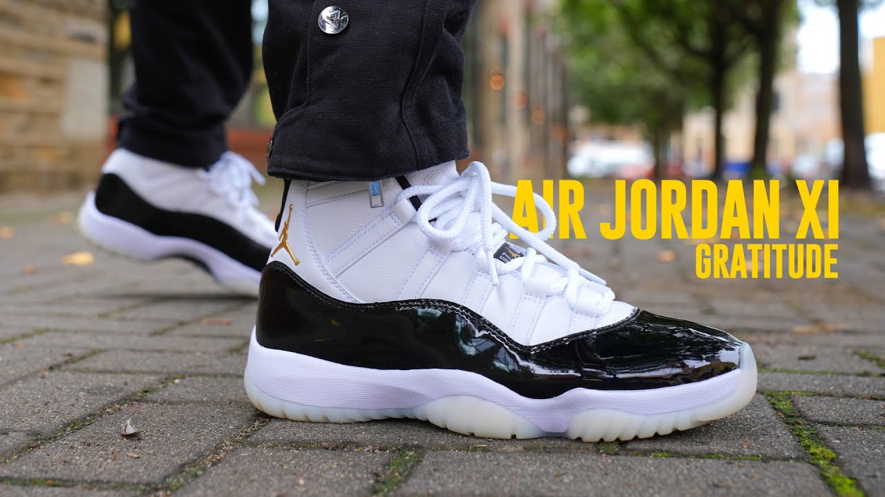 AIR JORDAN 11 GRATITUDE Review & On Feet