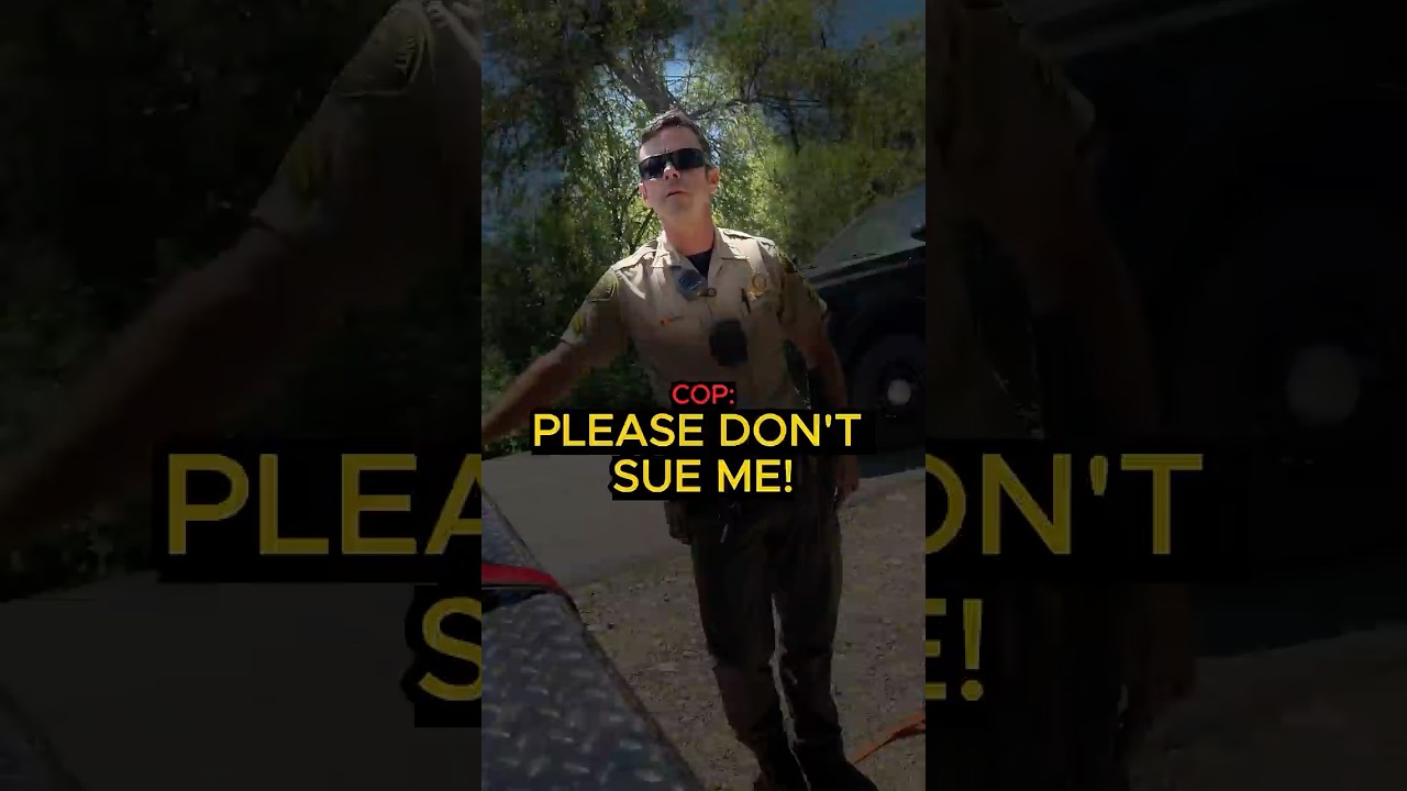 Cop Illegally Trespasses and Arrests Man on Public Property! 😳