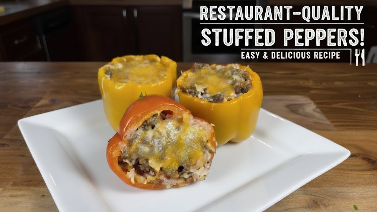 Stuffed Peppers | Perfect Weeknight Dinner