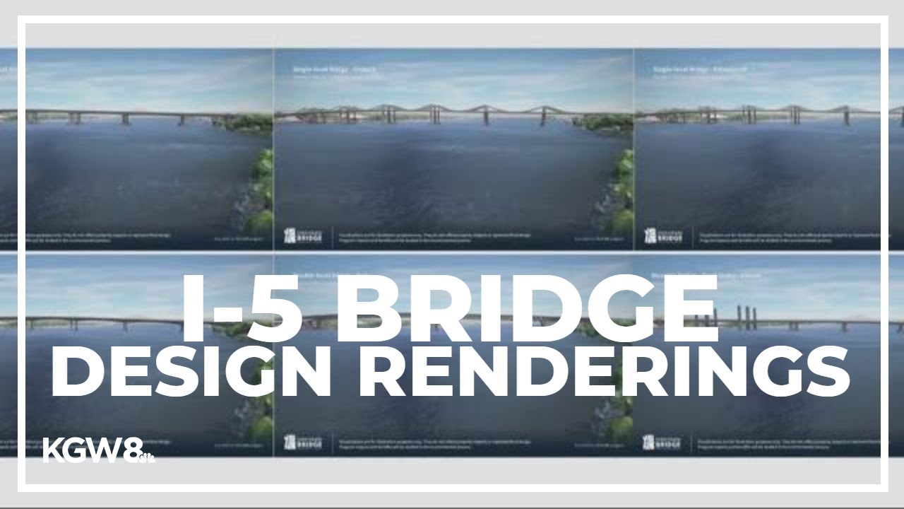 Interstate Bridge replacement team unveils first 3D images of design possibilities