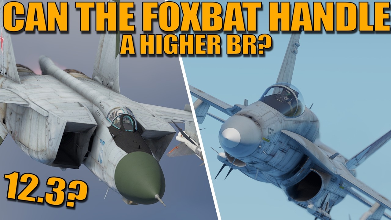 Can the FOXBAT FIGHT against HIGHER BR'S? - War Thunder