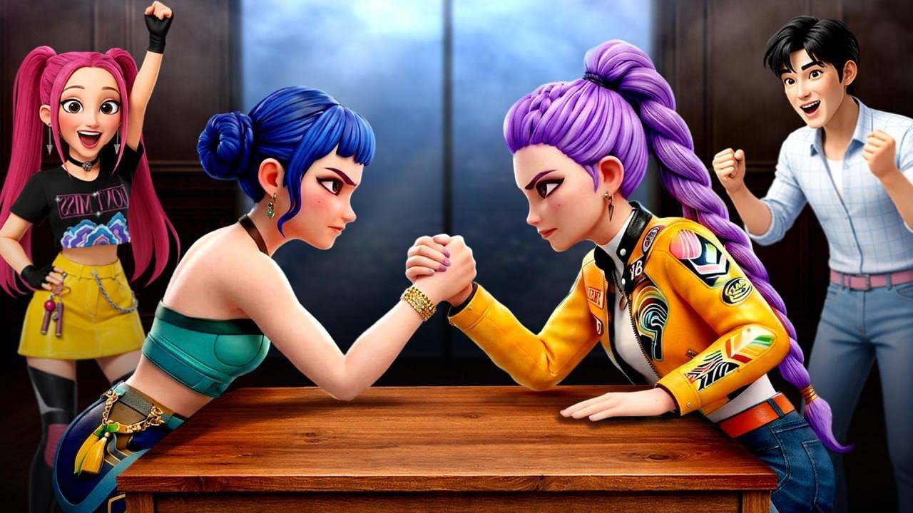 Rumi VS Zoey💪 The Shocking Match | KPOP Demon Hunters