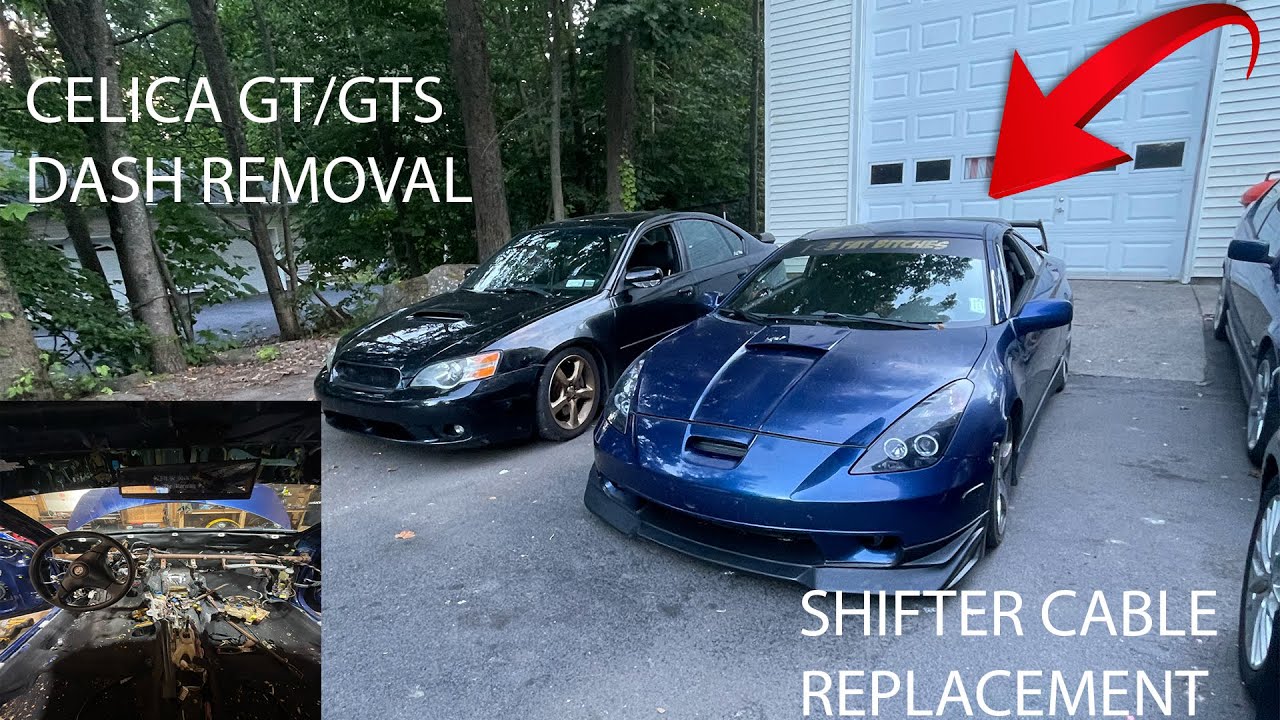 CELICA GT DASH REMOVAL AND SHIFTER CABLE REPLACEMENT