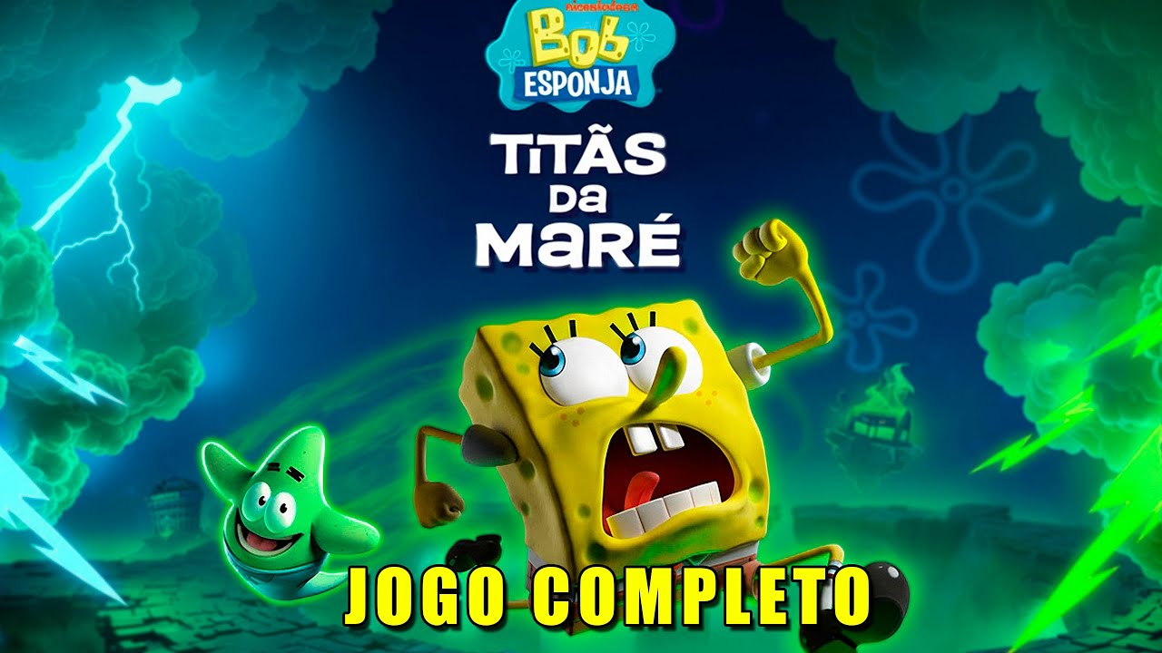Bob Esponja Titãs da Maré - Jogo COMPLETO DUBLADO em Português (4K)