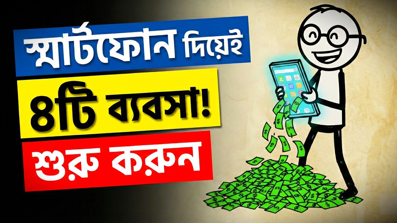 মোবাইল দিয়ে করা যায় এমন ৪টি দুর্দান্ত ব্যবসা আইডিয়া!😱| Online Business 2026