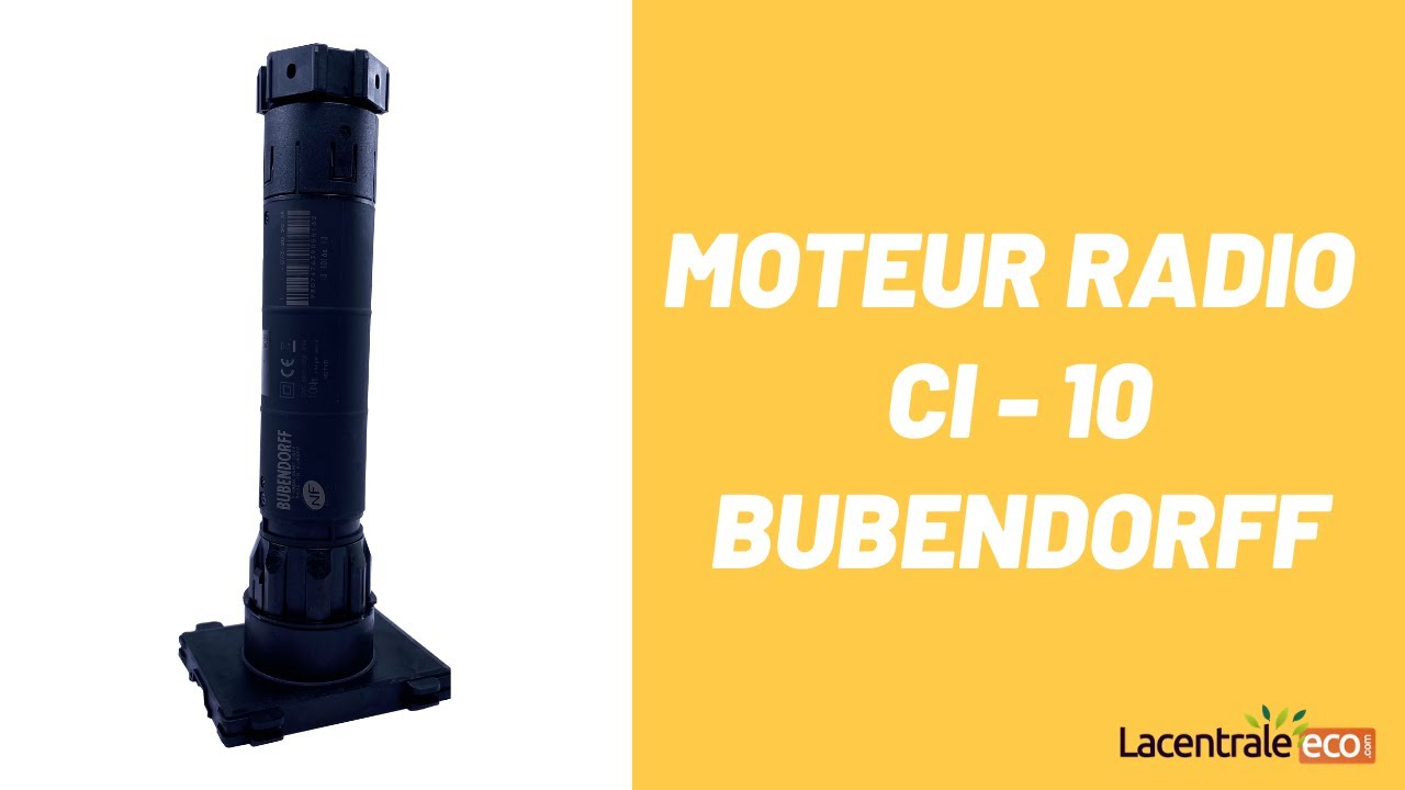 Moteur radio CI10Nm + télécommande Bubendorff- BUB-221008