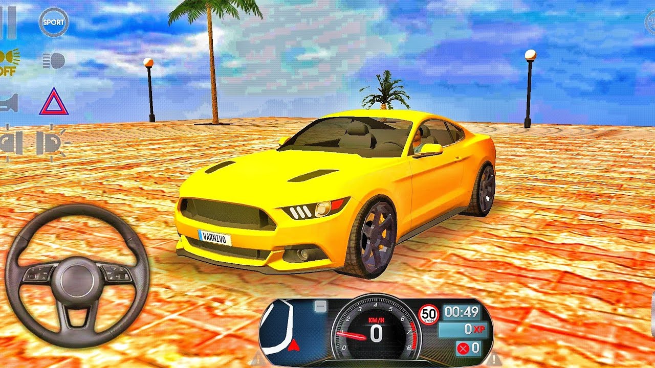 Driving School Sim 2020 - Ford Mustang City Drive - Car Games 3D Android Gameplay