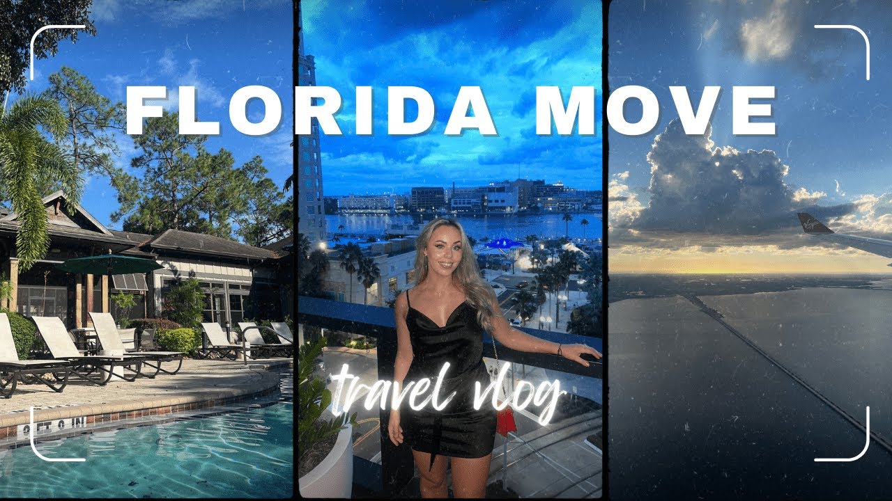 We moved to Florida during a HURRICANE! USA Moving Vlog