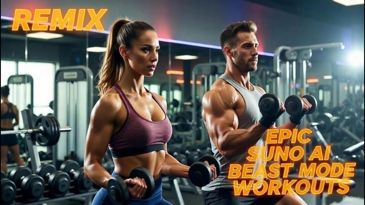 💪 Gym Motivation Music 2025 🔥 Aggressive Fitness Beats | Workout ReMix  Powered by Suno AI