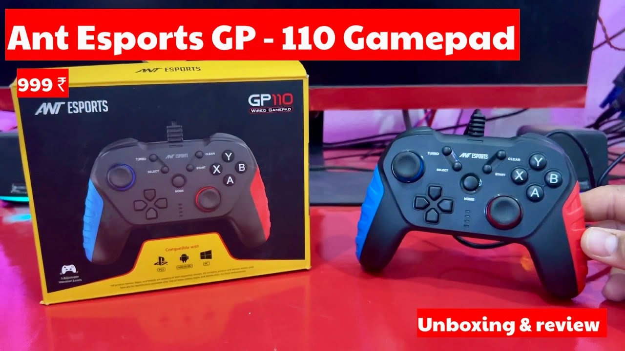 🎮 Ant Esports GP110 Wired Gamepad for PC – Unboxing & First Impressions! 🎮