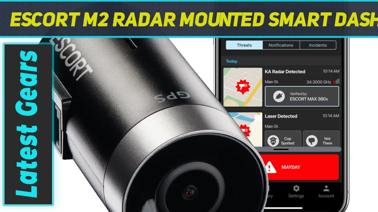 Escort M2 Radar Mounted Smart Dash Cam - Review 2023