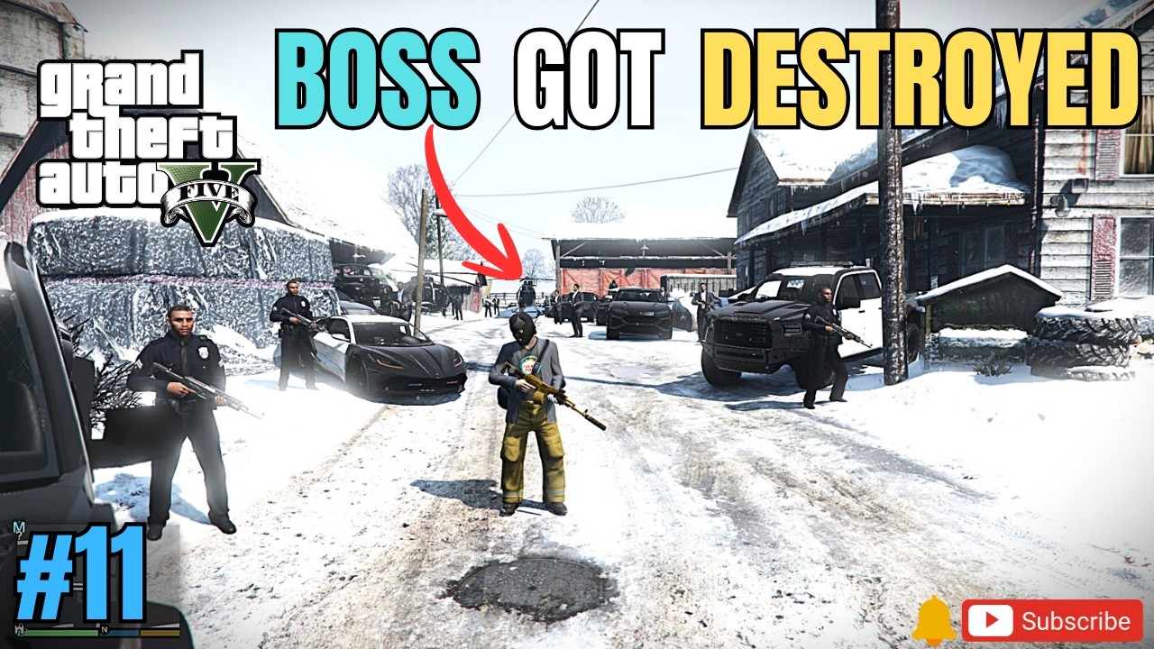 I KILLED THE NORTH YANKTON BOSS IN GTA 5 😈 || INSANE || GTA V || LITTLEXM HYPER || FIGHT ||