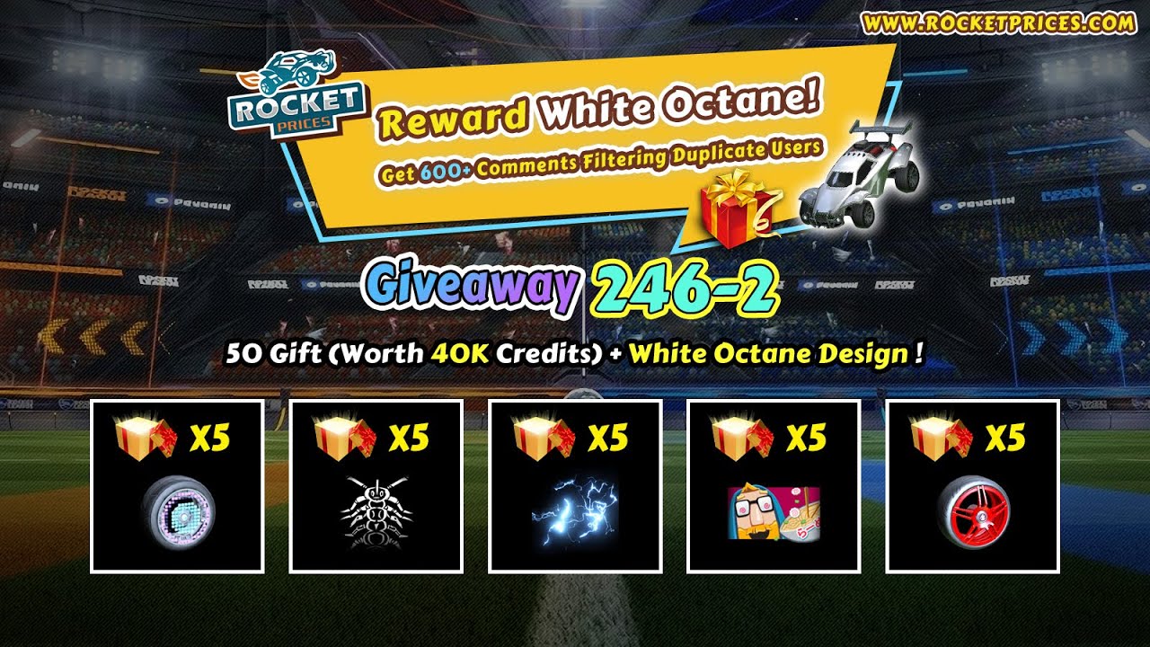 🔥Get 50x Rocket League Golden Toolkits For FREE | Rocketprices.com Giveaway 246-2