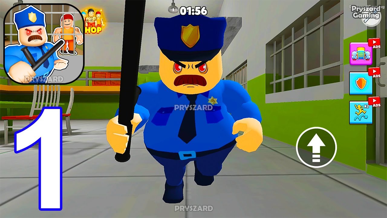 Obby Escape: Prison Breakout - Gameplay Walkthrough Full Game, Escape From Prison Guard Funny Obby