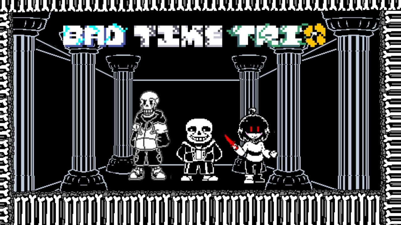 Bad Time Trio (Triple The Threat) Animation redo#undertale#sansmeme #undertalechara#animation#chara