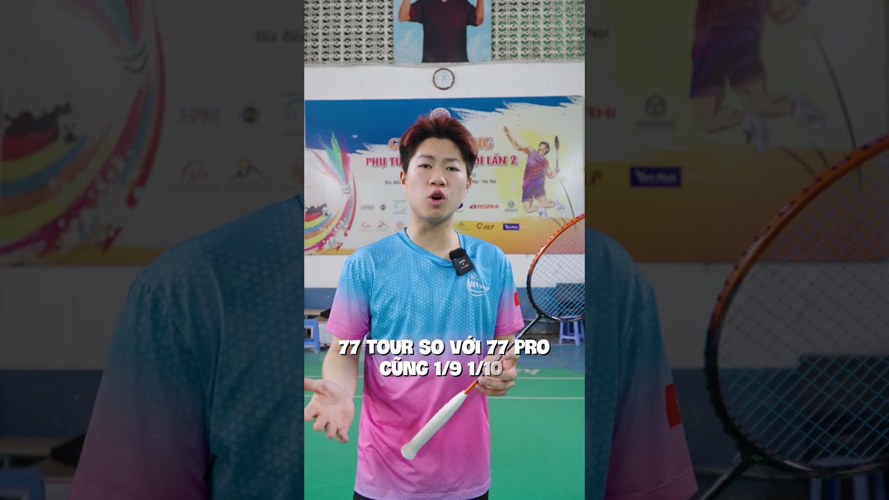C&ugrave;ng T&ocirc; Quang Long trải nghiệm c&acirc;y vợt Yonex Astrox 77 Tour | HVShop  #caulong #badminton #hvshop