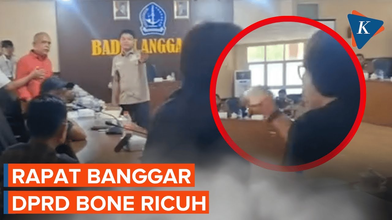 Rapat Banggar DPRD Bone Ricuh, Anggota Dewan Saling Lempar Cangkir