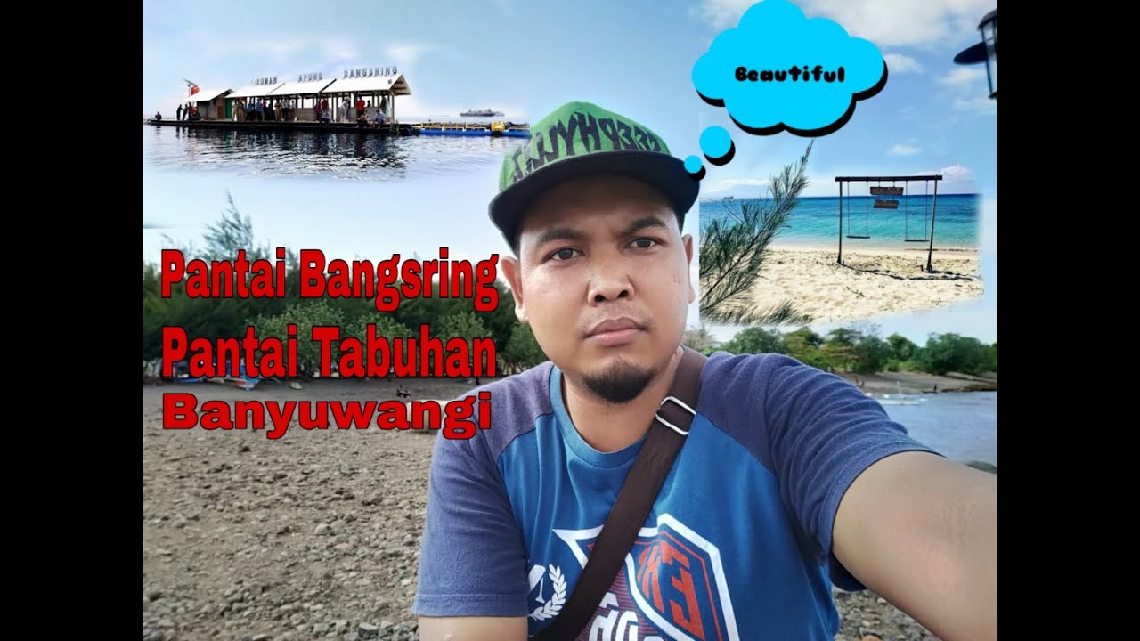 Pantai BANGSRING Pantai Pulau TABUHAN bersebelahan, BANYUWANGI Jawa Timur❤️👍