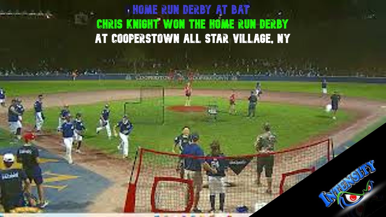 Home Run Derby, Cooperstown All Star Village, Intensity Baseball, Chris Knight, Winner, 8/9/22