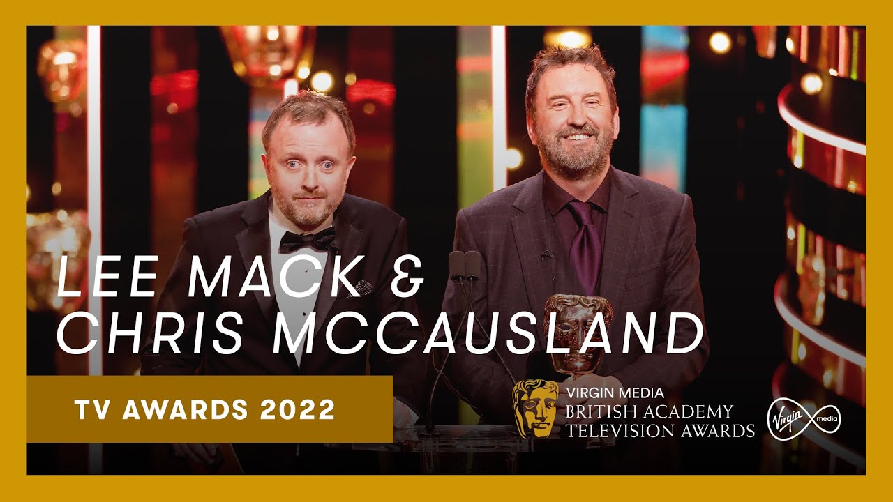 Lee Mack and Chris McCausland bring chaos to the stage | Virgin Media BAFTA TV Awards 2022