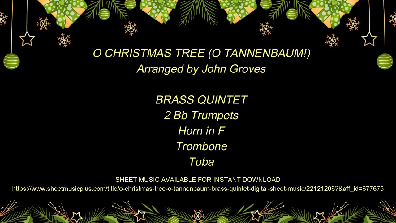 O Christmas Tree (O Tannenbaum!) - Brass Quintet