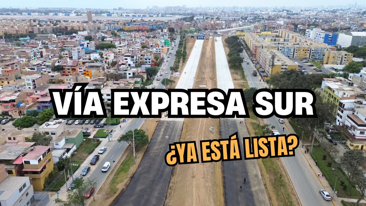 ¡Se inauguró la Vía Expresa Sur! | Vistas aéreas de Barranco a Atocongo | Lima Perú 2025