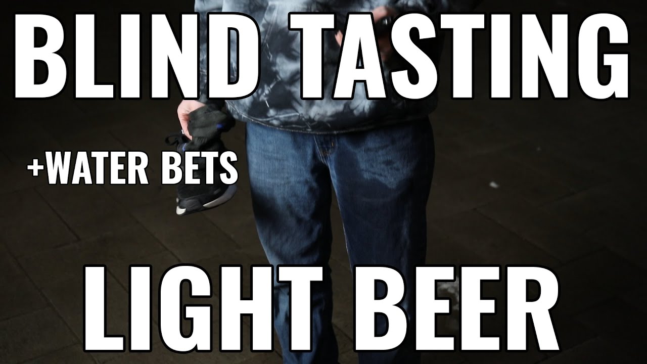 Blind Tasting Light Beer Challenge | Water Bets