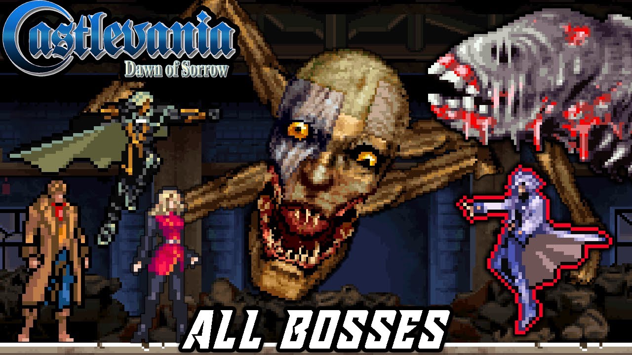 Castlevania: Dawn of Sorrow (Julius) - All Bosses [No Damage | No Subweapons]