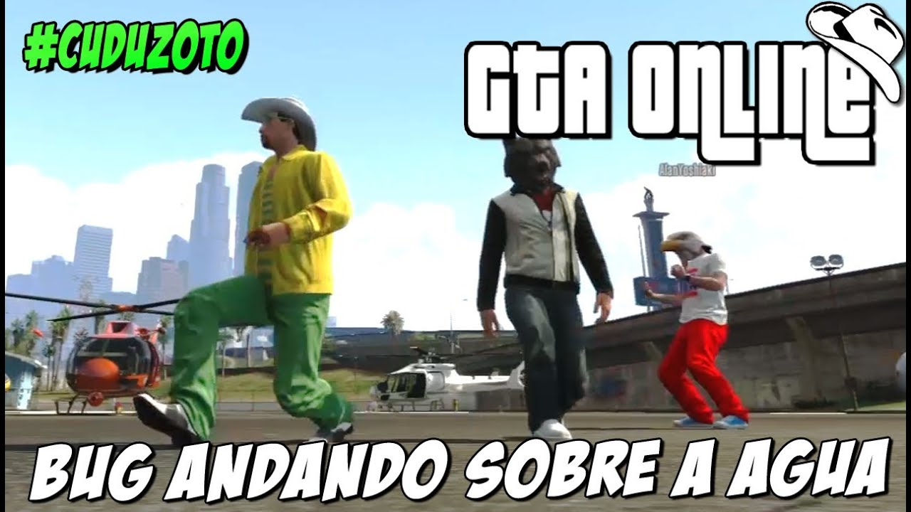 GTA Online - Restaurante Chinês do Alan e Bug bizarro andando sobre a água