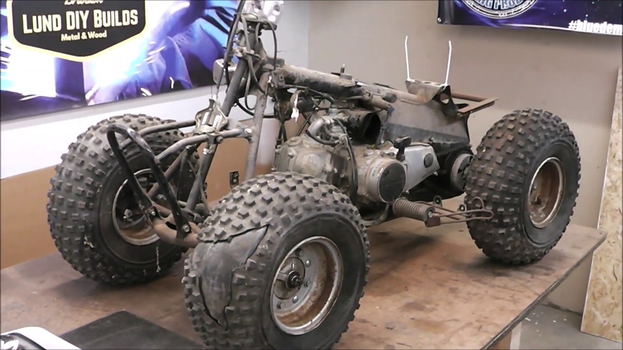 Honda TRX70 Rebuild Pt.2  Gas tank Restoration Getting the Rust Out! #doitforcolton