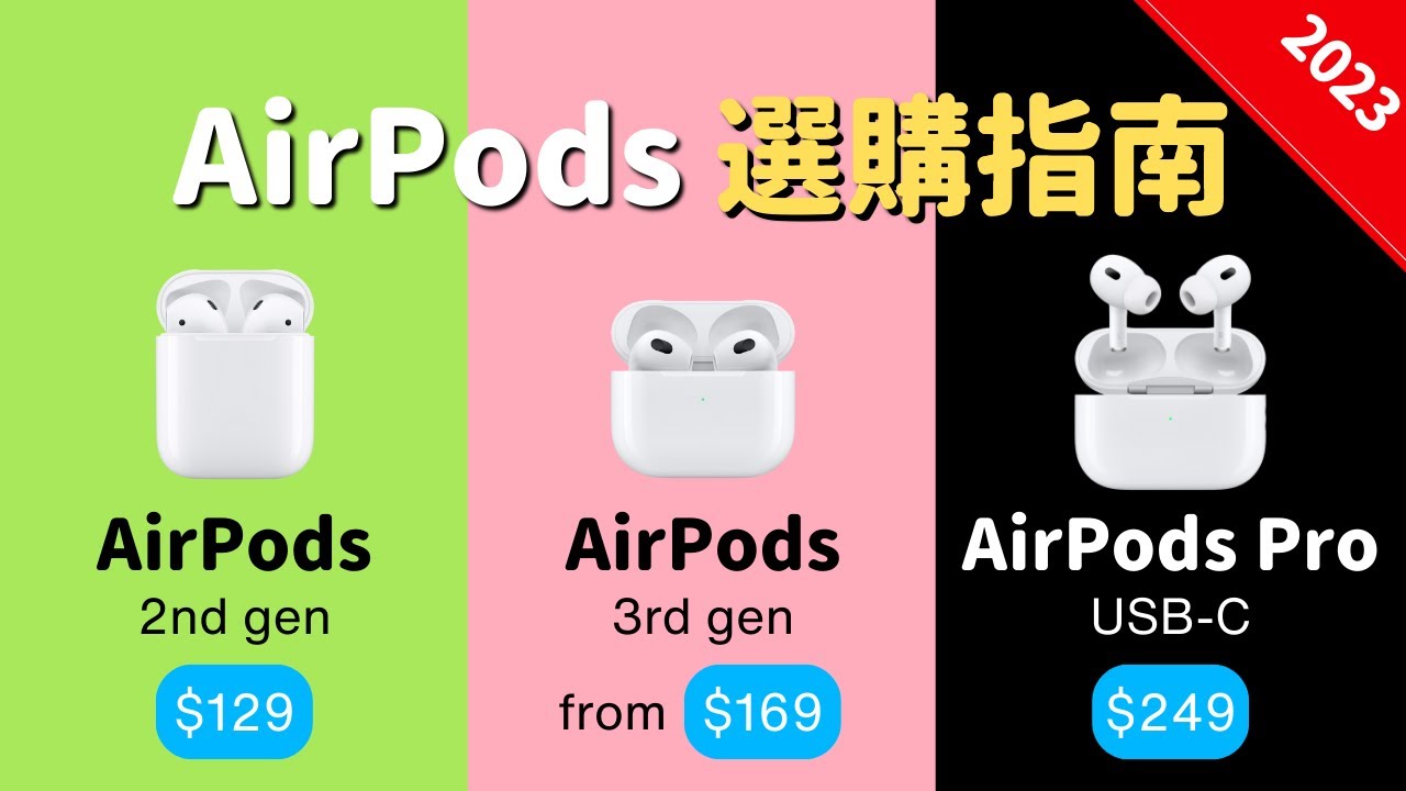 2023 AirPods 選購指南｜彼得森